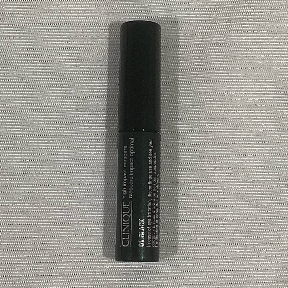 New Clinique High Impact Mascara - Black 01 Travel Sz 3.5 Ml / .14 Oz.